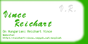 vince reichart business card